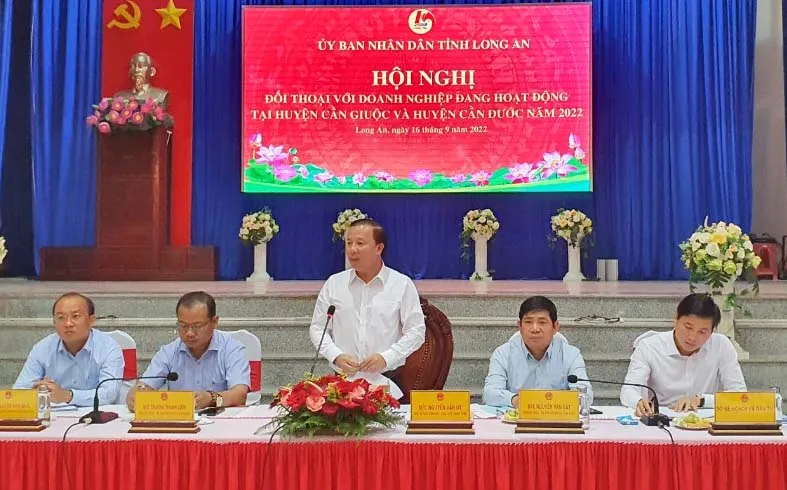 Long An: Đối thoại với hơn 120 doanh nghiệp trong và ngoài nước ảnh 2