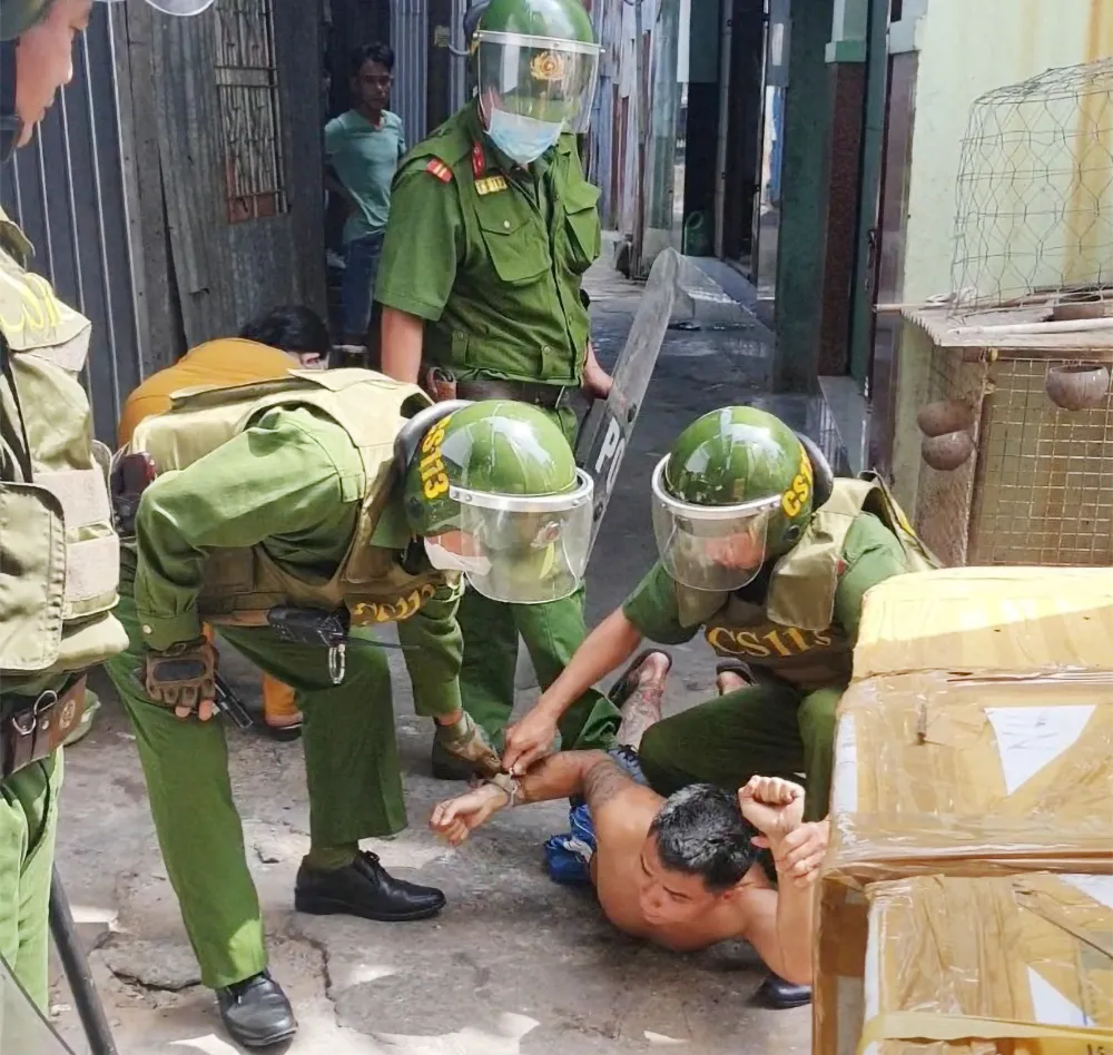 Trần Chí Thiện khi bị bắt