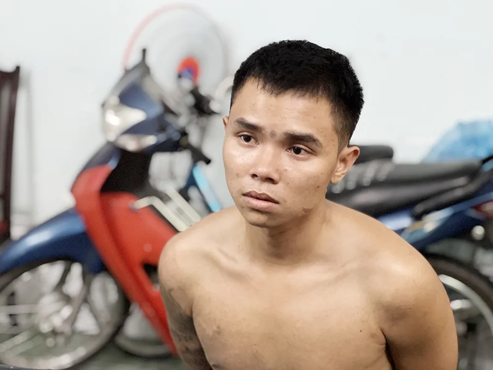 Trần Chí Thiện khi bị bắt