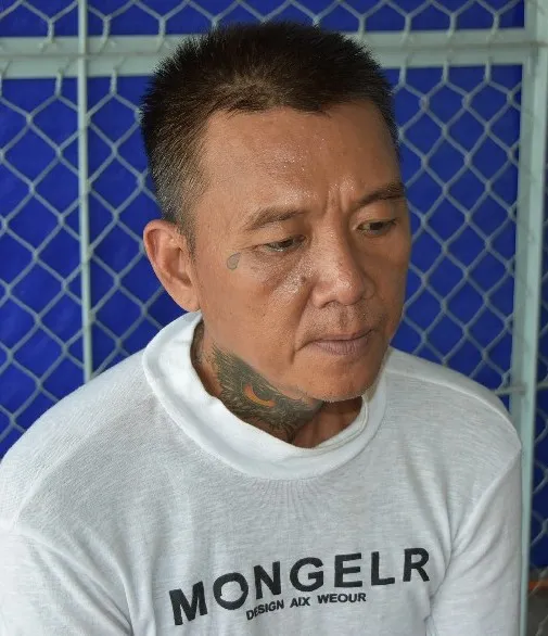 Trần Trung Dũng khi bị bắt. Ảnh: LÊ HOÀI