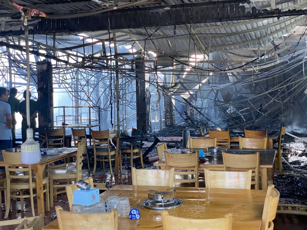 Hiện trường vụ cháy