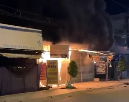 Hiện trường vụ cháy