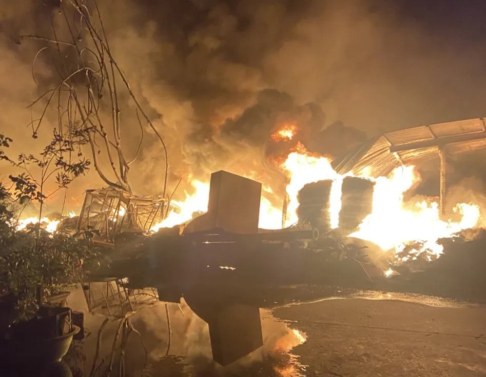 Vụ cháy xảy ra trong đêm 4-6