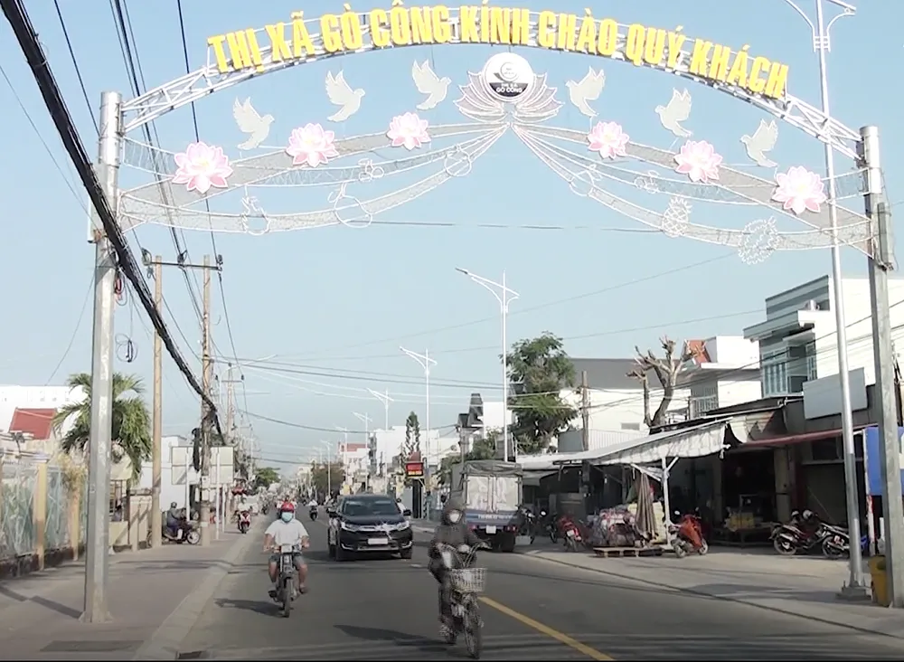 Tốc độ tăng trưởng kinh tế bình quân thị xã Gò Công năm 2022 là 10,54%