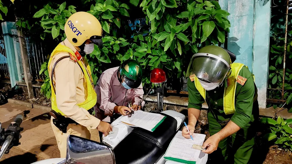 Các trường hợp vi phạm đều bị lập biên bản vi phạm hành chính và tạm giữ phương tiện