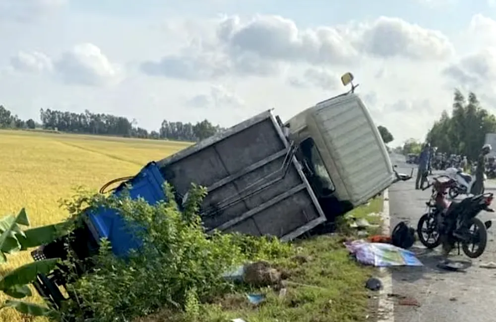 Hiện trường vụ tai nạn