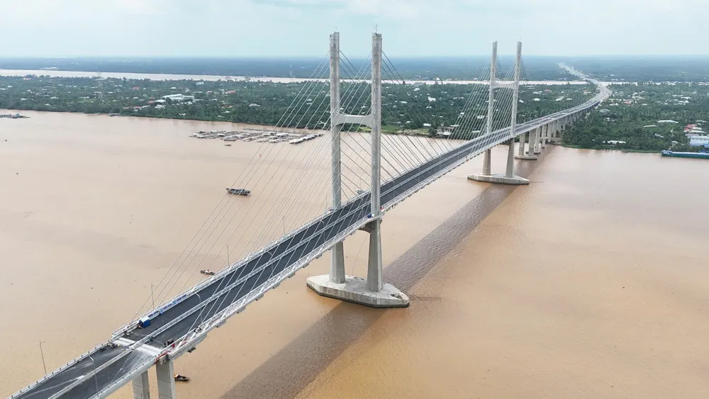 Cầu Rạch Miễu 2 đã hoàn thành, chờ ngày thông xe