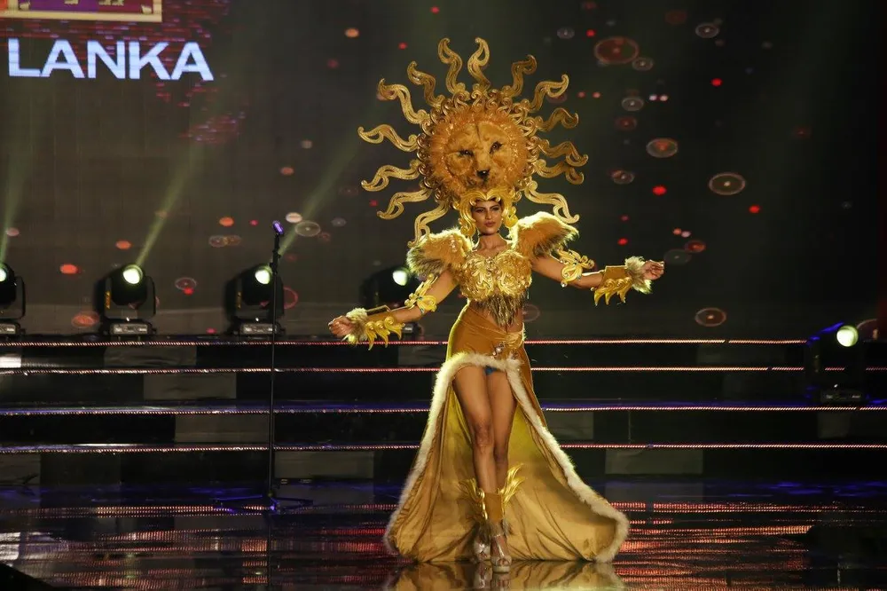 Hoa hậu Hòa bình thế giới 2017: Lộng lẫy vũ điệu trang phục dân tộc ảnh 18