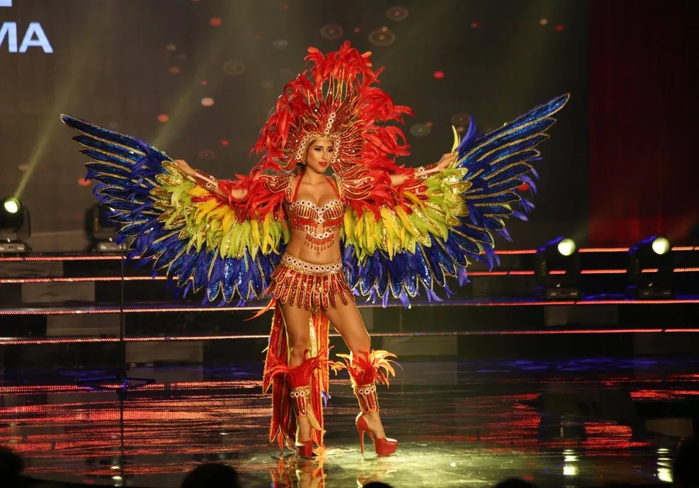 Hoa hậu Hòa bình thế giới 2017: Lộng lẫy vũ điệu trang phục dân tộc ảnh 12