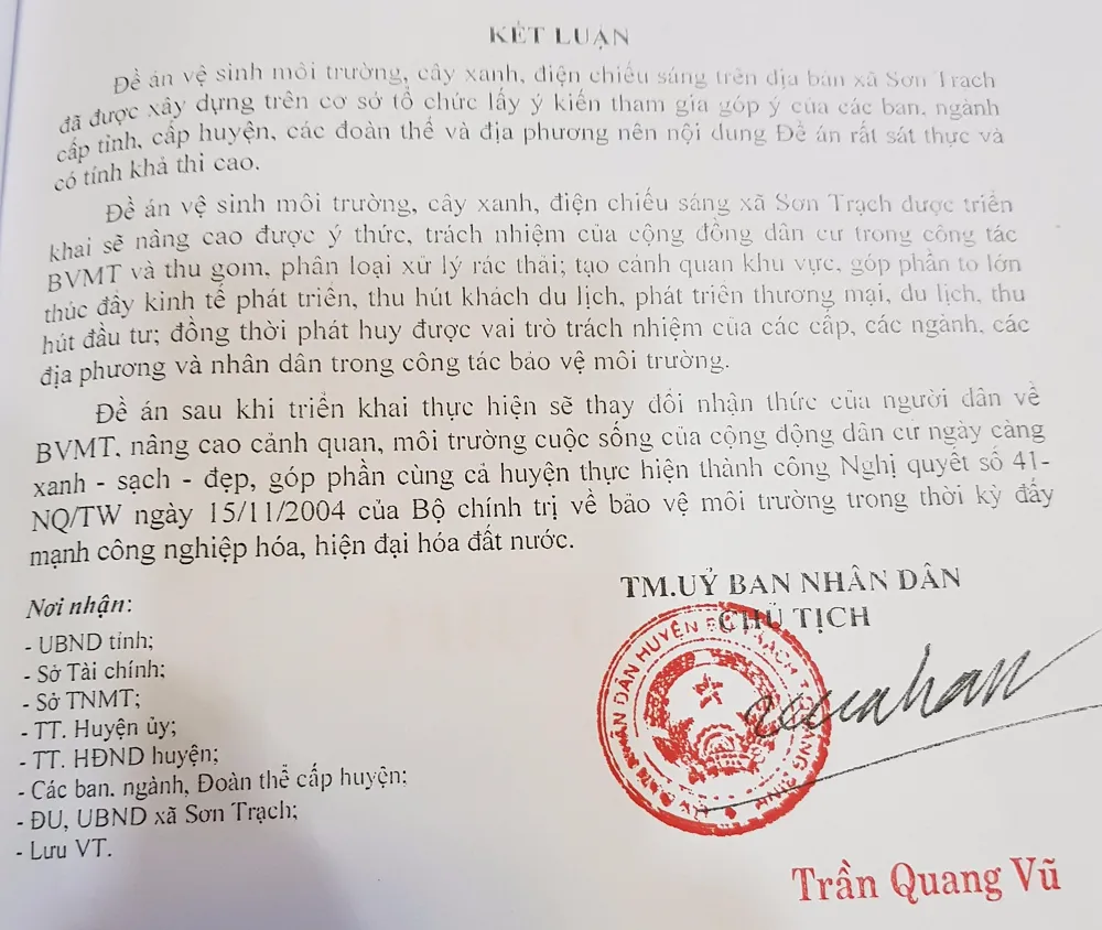 Quảng Bình: Không lấy ý kiến sở ban ngành, Chủ tịch huyện vẫn nói có  ảnh 1