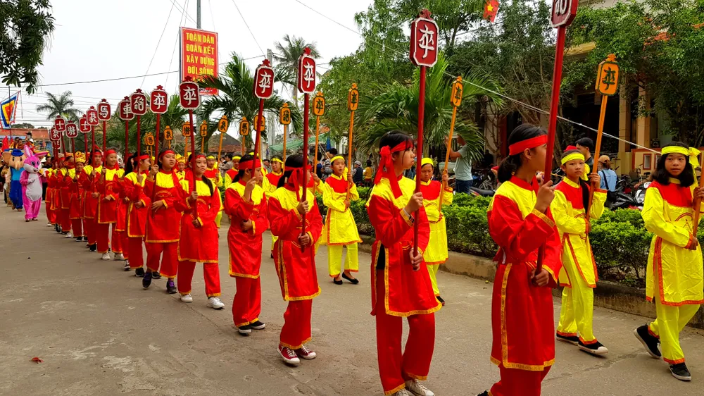 Lễ hội cầu ngư và xuất quân đánh cá tại làng biển Cảnh Dương ảnh 5