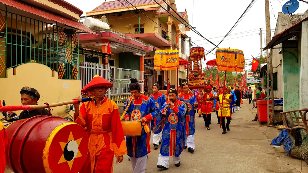 Lễ hội cầu ngư và xuất quân đánh cá tại làng biển Cảnh Dương ảnh 3