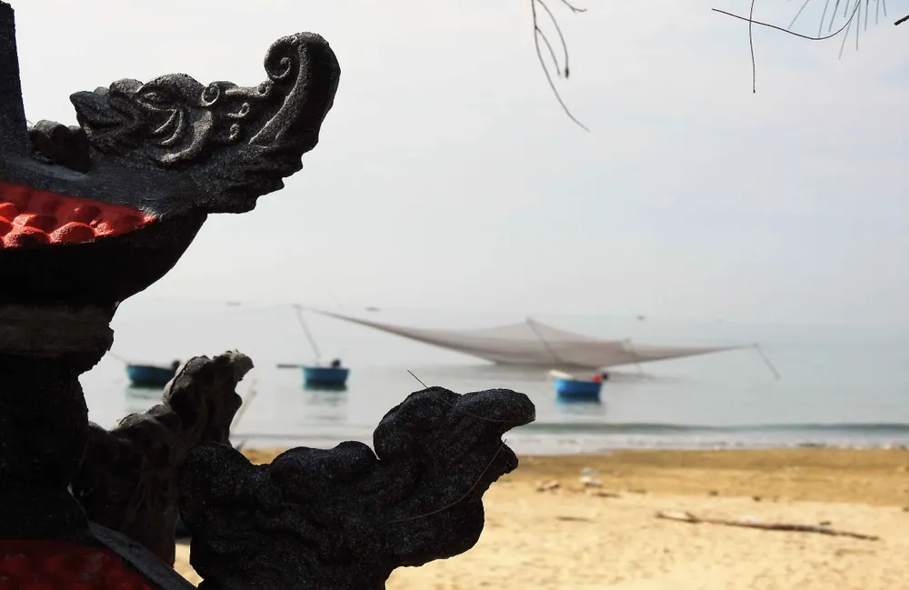 Ngắm cung đường đẹp nhất Vũng Chùa dưới rặng Hoành Sơn ảnh 5