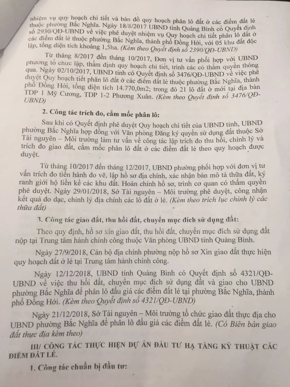 Vụ đất vàng chưa mở thầu đã thi công: Chủ tịch phường báo cáo không trung thực với cấp trên ảnh 2