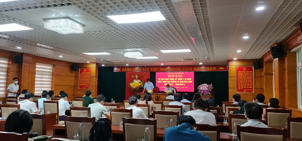 Quảng Bình: Công bố chương trình cấp Quốc gia Kỷ niệm 110 năm ngày sinh Đại tướng Võ Nguyên Giáp ảnh 2