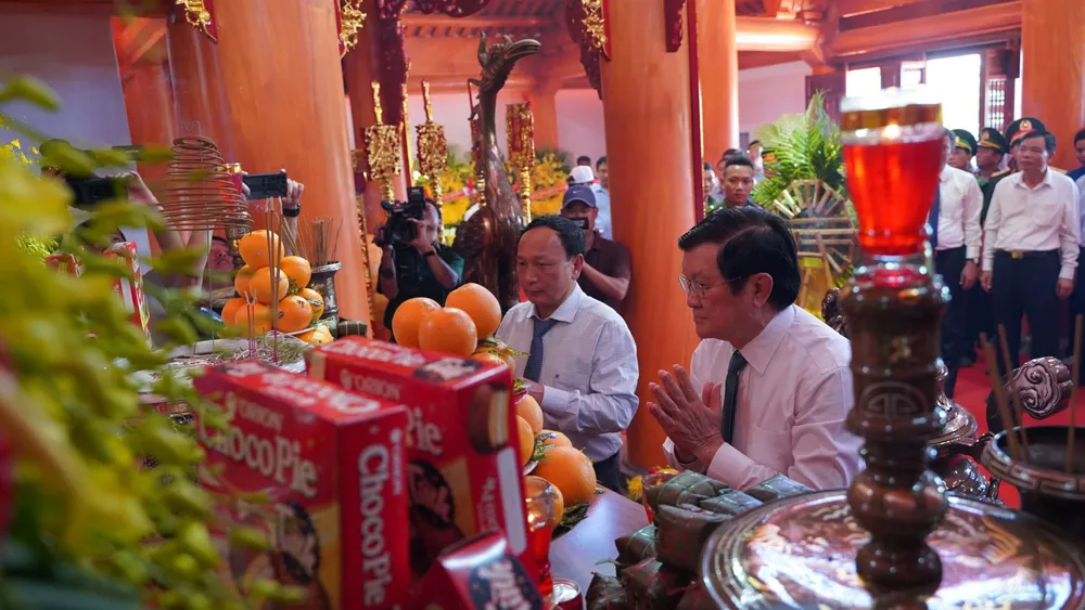 Khánh thành Đền tưởng niệm anh hùng liệt sĩ Trường Sơn, đường 20 Quyết Thắng, trọng điểm Cà Roòng – ATP ảnh 1