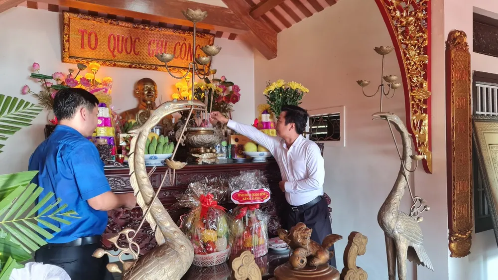 Tưởng niệm 50 năm ngày mất của 16 TNXP tại bến phà Long Đại ảnh 5