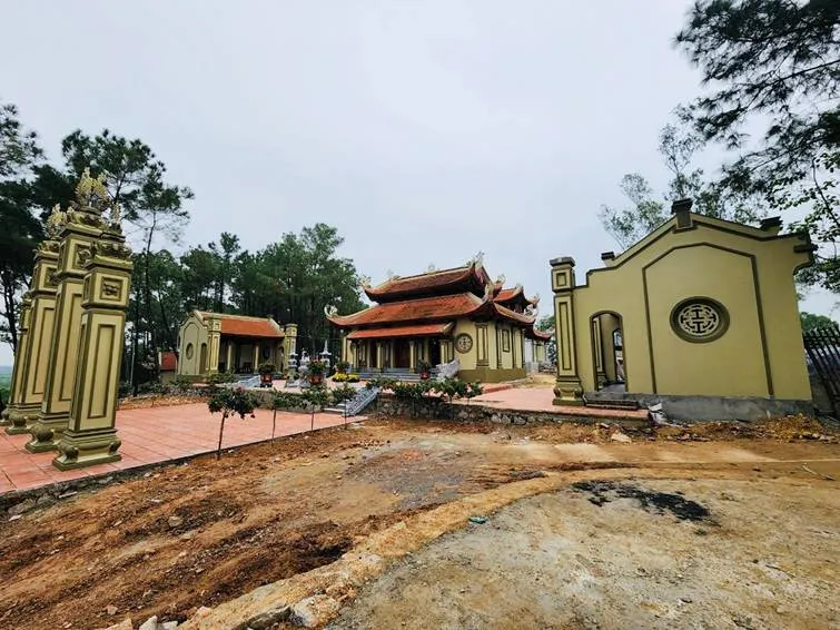 Một phần quần thể danh thắng tâm linh do xã cấp quyết định chấp thuận chủ trương đầu tư