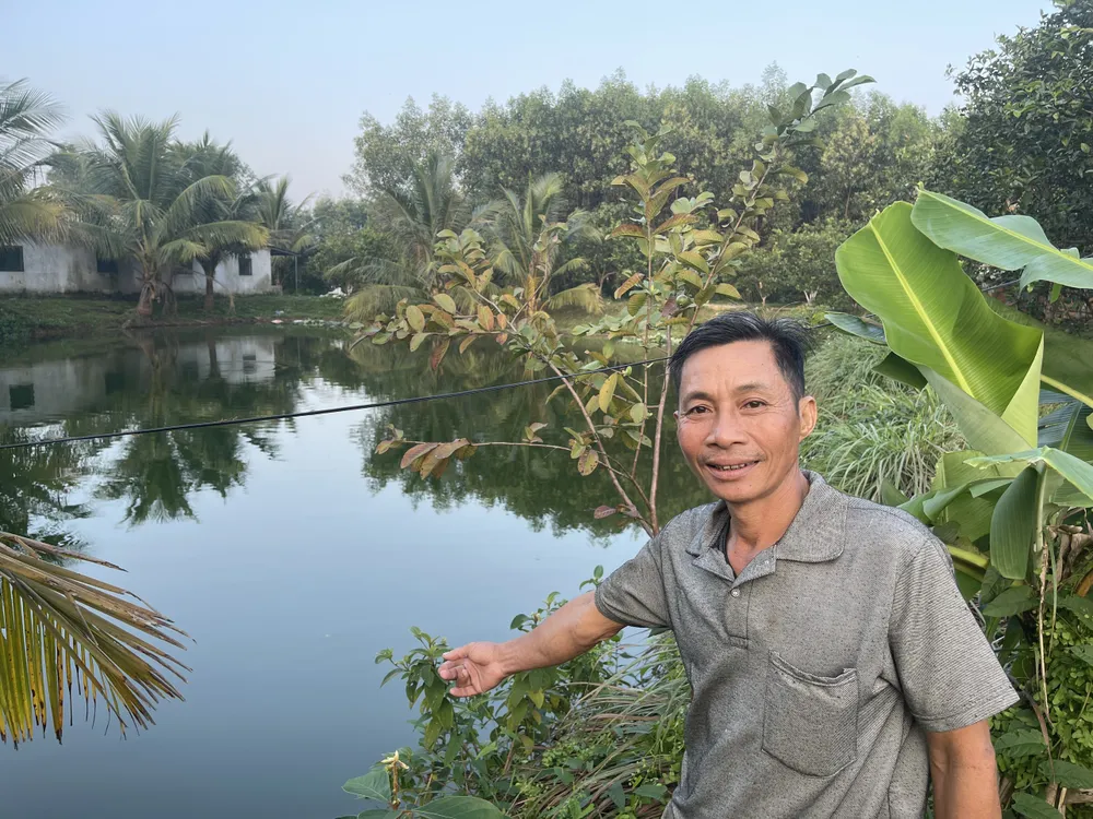 Mỗi năm ông bán ra 1,2 tấn cá