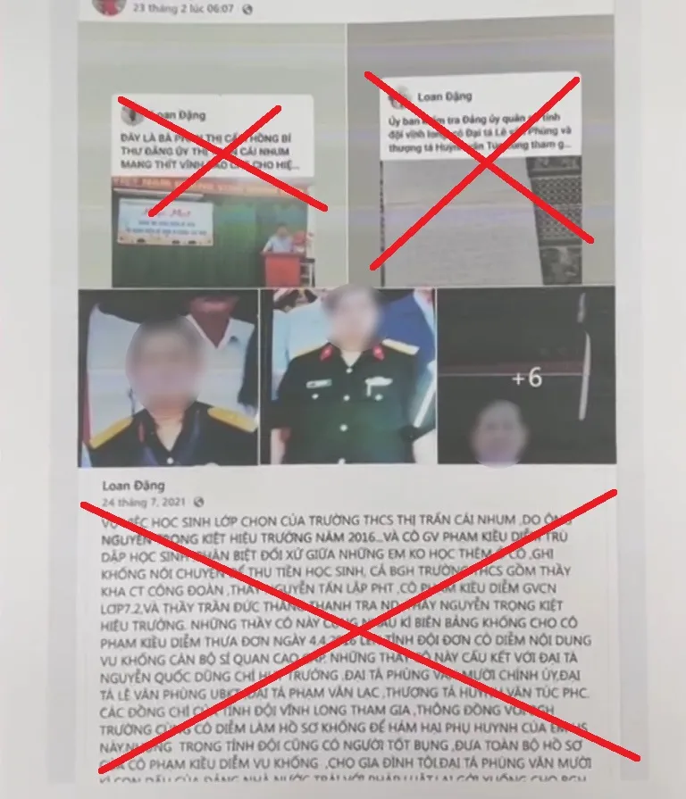 Xử lý chủ tài khoản Facebook “Loan Đặng” xúc phạm uy tín tổ chức ảnh 2