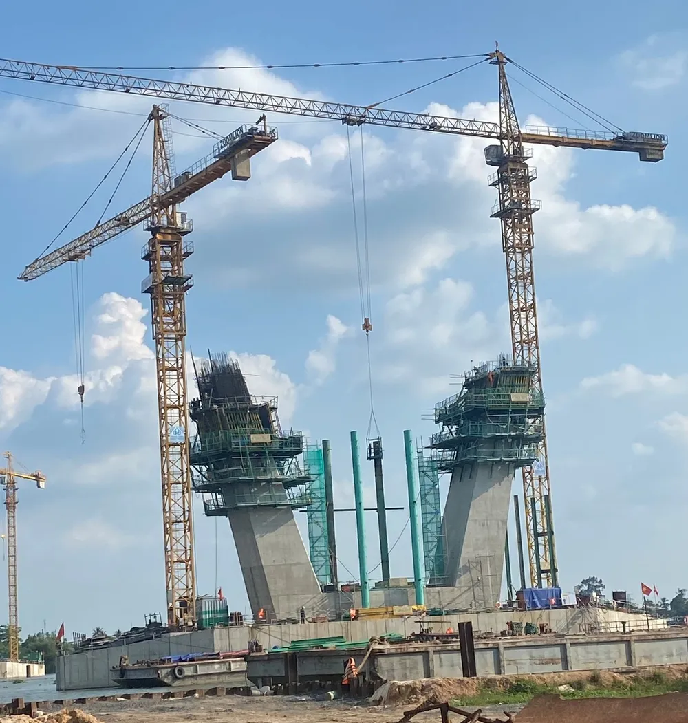 Bộ GTVT yêu cầu tập trung các mũi thi công cầu Mỹ Thuận 2 ảnh 1