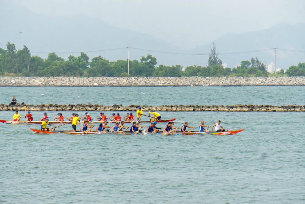 Kết quả chung cuộc Đội Bãi Bồi (xã Duy Vinh, Duy Xuyên, Quảng Nam) về nhất ở đường đua chính thức