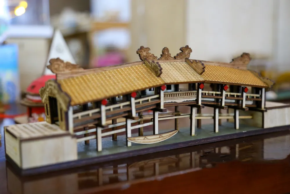 Mô hình chùa Cầu tại Hội An (Quảng Nam)