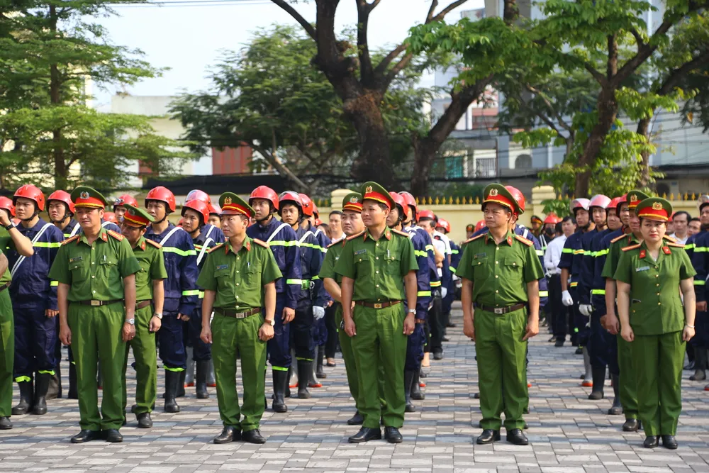 Công an Đà Nẵng hưởng ứng lễ ra quân Công an Đà Nẵng hưởng ứng lễ ra quân