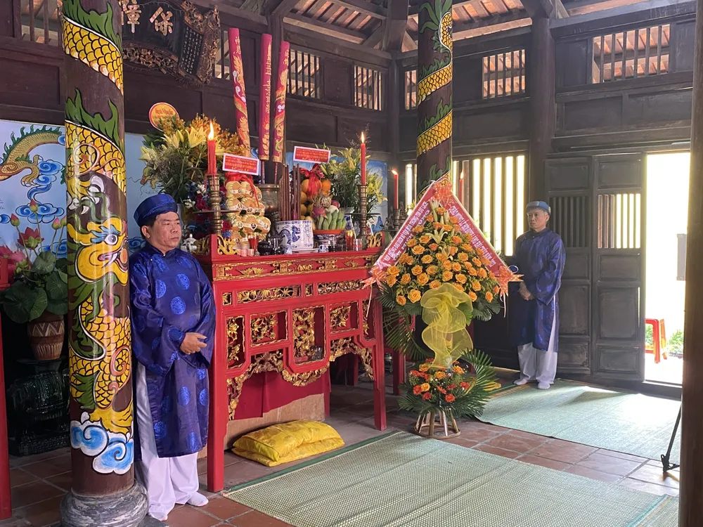 Lễ Chánh tế là phần nghi lễ chính của Lễ hội Đình Làng Hải Châu. Ảnh: PHẠM NGA