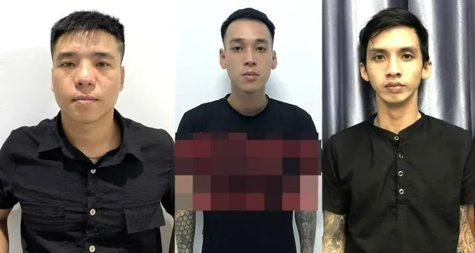 Phạm Thanh (trái) cùng Nguyễn Phường và Phạm Hà Thanh Thiện