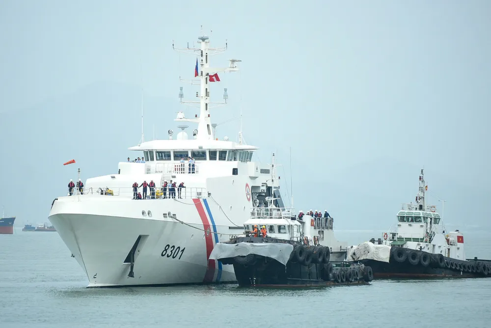 Tàu BRP GABRIELA SILANG (OPV-8301) của Lực lượng Bảo vệ bờ biển Philippines thăm xã giao TP Đà Nẵng