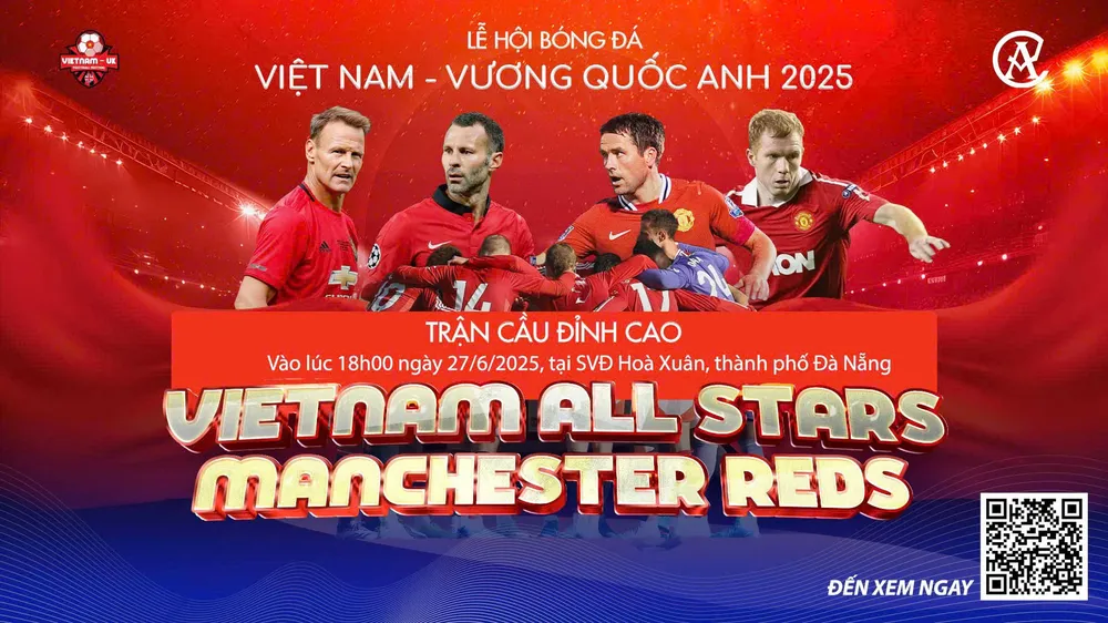 Các danh thủ thuộc thế hệ vàng của CLB Manchester United sẽ tham gia lễ hội. Ảnh: BTC