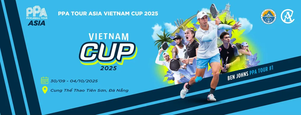 PPA Tour Asia-Vietnam Cup sẽ diễn ra tại TP Đà Nẵng vào cuối tháng 9. Ảnh: BTC