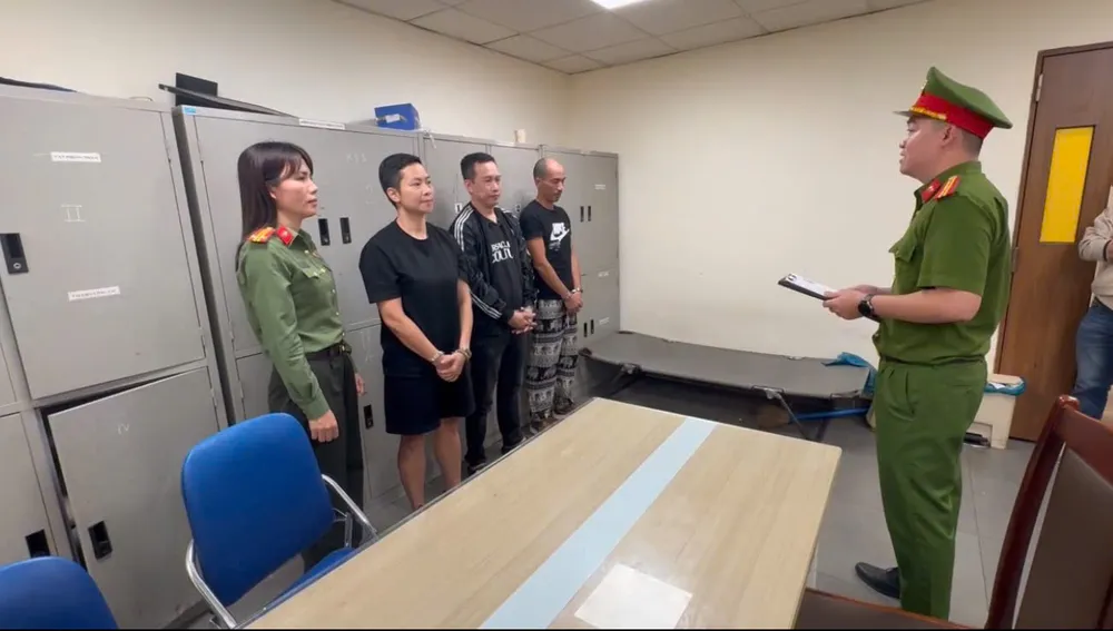 Công an TP Đà Nẵng truy bắt thành công 3 đối tượng bị truy nã đặc biệt nguy hiểm. Ảnh: CACC