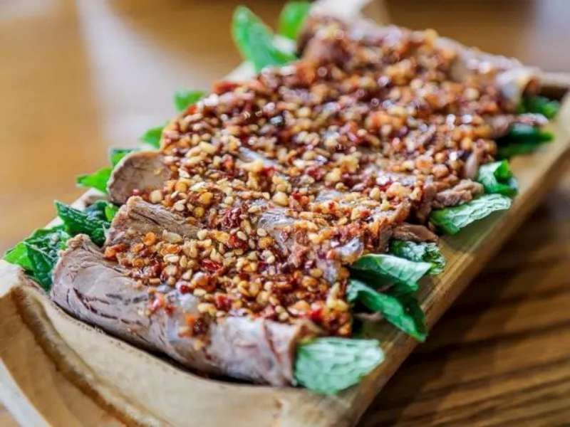 薄荷牛肉卷。圖源：互聯網