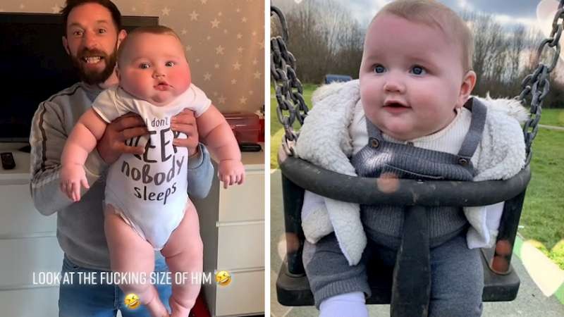 ５個月大嬰兒體重12公斤