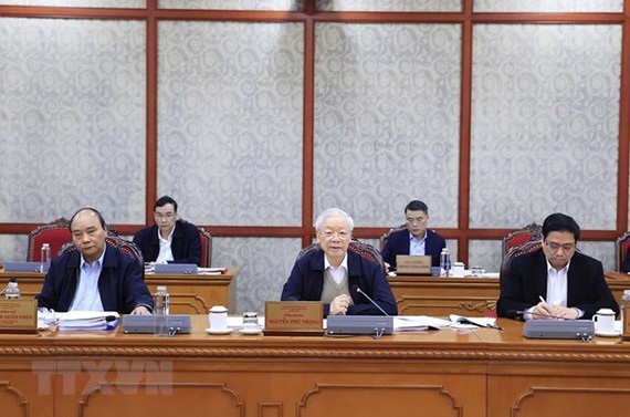 阮富仲總書記主持黨中央政治局會議