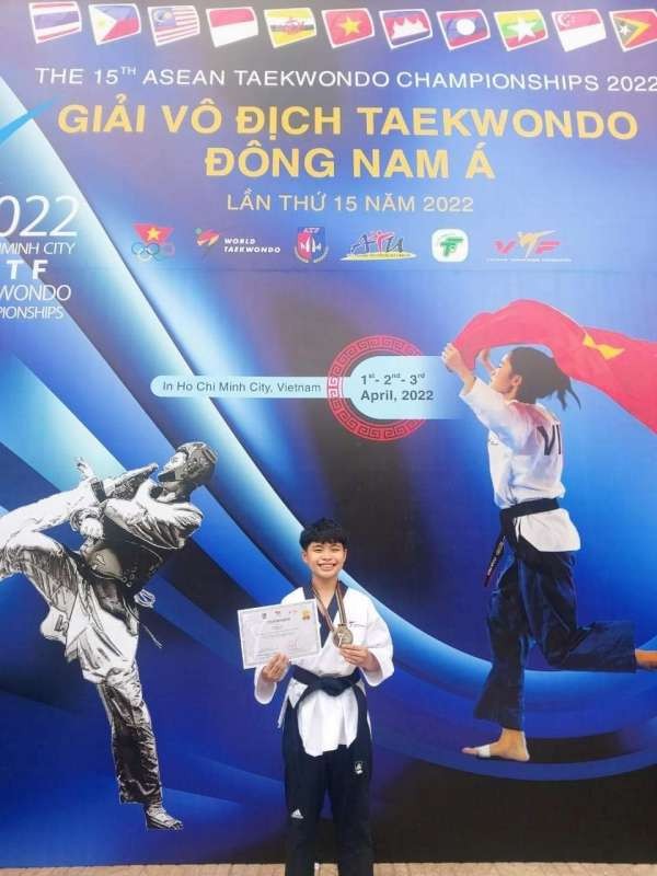 許家輝運動員獲銀牌。