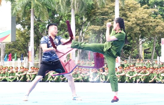 中部各省公安戰士武術比賽