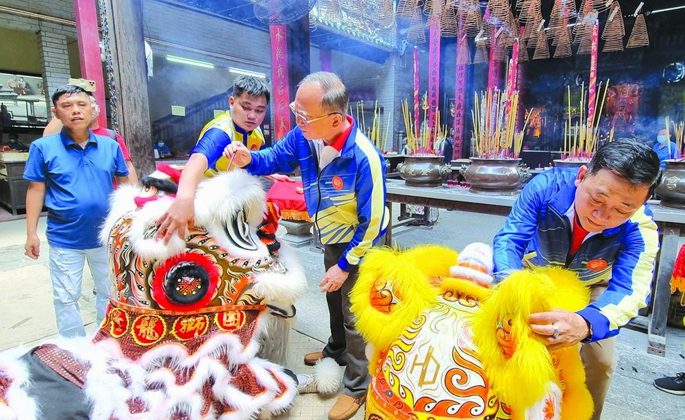 豪勇堂代表本市參加全國龍獅錦標賽