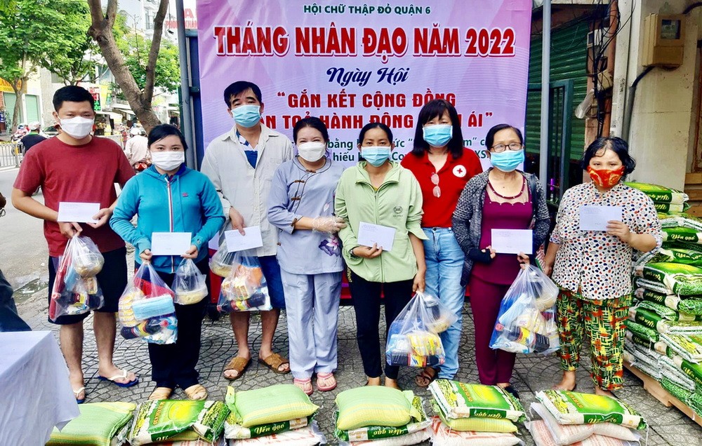 第六郡紅十字會開展人道活動