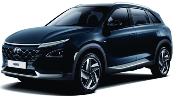 現代氫燃料電池車NEXO。