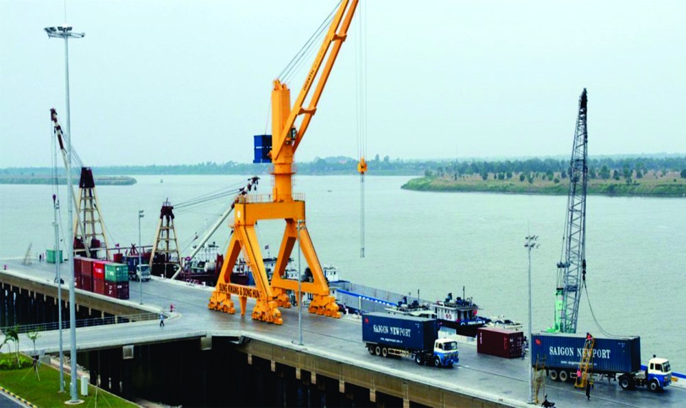 柬埔寨貿易港口。