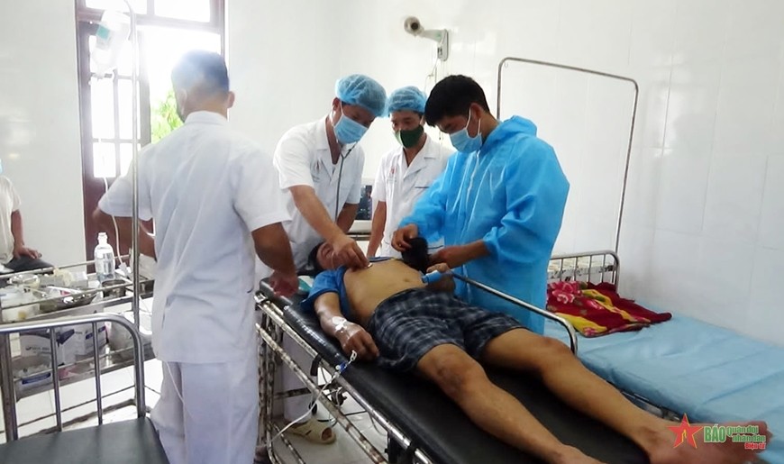 雙子西島鄉醫療站及時為漁民搶救