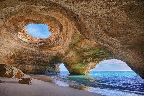 墨西哥隱匿海灘美景。