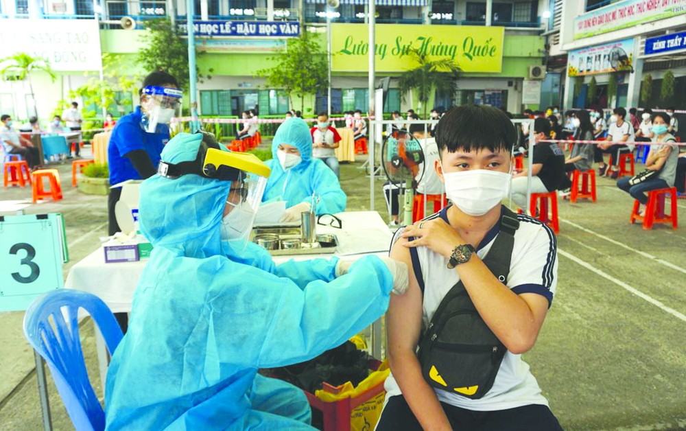 本市已為轄區民眾接種了近2100萬針新冠疫苗。