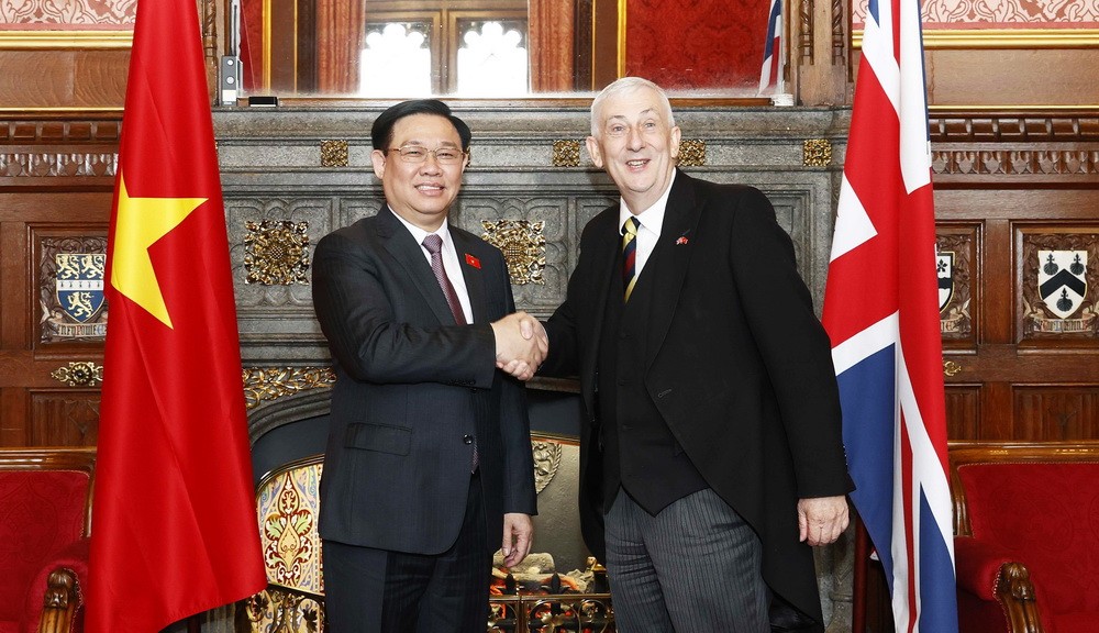 國會主席王廷惠和英國下議院