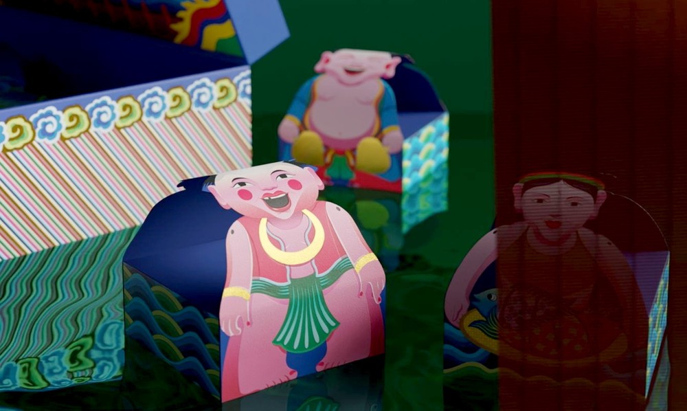 水上木偶戲月餅盒設計獨一無二 ảnh 2