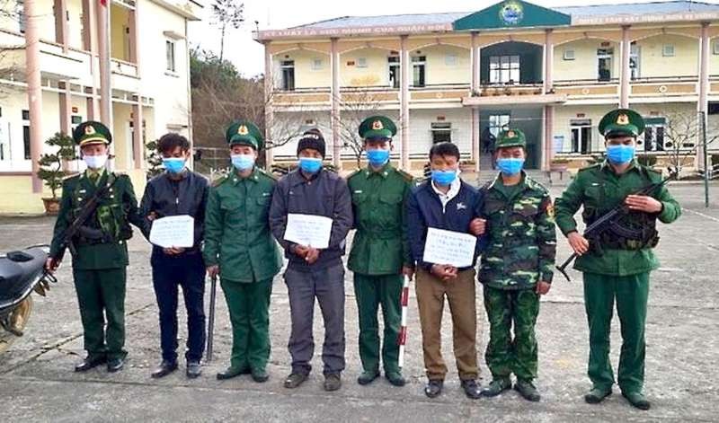 邊防部隊逮捕A1221.2專案的3名犯罪對象。