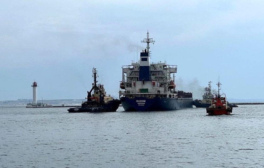 16 艘運糧船駛離烏克蘭港口